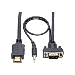 Tripp Lite HDMI To VGA Adapter Converter Cable, 3ft