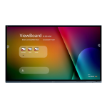 ViewSonic ViewBoard IFP8662 - 86in Diagonal Class LED-backlit LCD display - interactive - 4K UHD (2160p) 3840 x 2160