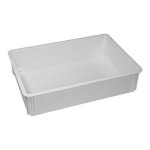 Cambro Pizza Dough Box, 6inH x 18inW x 26inD, Gray