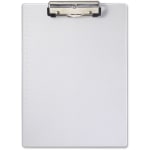 Saunders Clipboard - 0.50in Clip Capacity - 8 1/2in x 12in - Low-profile - Acrylic - Clear - 1 Each