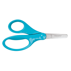 Fiskars Scissors For Kids, Grades PreK-2nd, 5in, Blunt, Assorted Colors