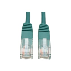 Tripp Lite 25ft Cat5e / Cat5 350MHz Molded Patch Cable RJ45 M/M Green 25ft - 25ft - 1 x RJ-45 Male - 1 x RJ-45 Male - Green