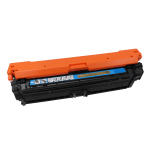 Hoffman Tech Remanufactured Cyan Toner Cartridge Replacement For HP 307A, CE741A, 545-741-HTI