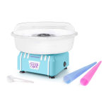 Nostalgia Hard Cotton Candy Maker, 8-3/16inH x 11-1/4inW x 11-1/4inD, Blue