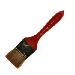 Winsor & Newton Sceptre Gold II Short-Handle Paint Brush 606, 1/2in, One-Stroke Bristle, Sable Hair, Terracotta