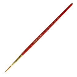 Winsor & Newton Sceptre Gold II Short-Handle Paint Brush, 2in, Wash Bristle, Sable Hair, Terracotta