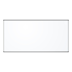 U Brands PINIT Magnetic Dry-Erase Whiteboard, 47in x 95in, Aluminum Frame With Silver Finish