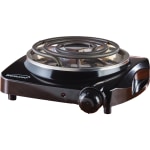 Brentwood TS-306 Electric 1200W Single Burner Black - 1 x Burner