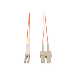 Tripp Lite 2M Duplex Multimode 62.5/125 Fiber Optic Patch Cable LC/SC 6ft 6ft 2 Meter - LC Male - SC Male - 6.56ft