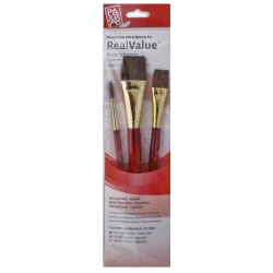 Winsor & Newton Series 7 Kolinsky Miniature Paint Brush, Size 1, Round Bristle, Sable Hair, Black