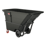 Suncast Commercial Heavy-Duty Tilt Truck, 1.5 Cu Yd., 49inH x 85-7/8inW x 41-1/4inD, Black