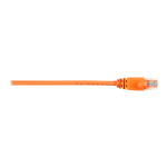 Black Box - Patch cable - RJ-45 (M) to RJ-45 (M) - 3 ft - UTP - CAT 6 - molded, snagless, stranded - orange