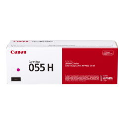 Canon 055H High-Yield Magenta Toner Cartridge, 3018C001