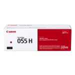 Canon 055H Magenta High Yield Toner Cartridge, 3018C001