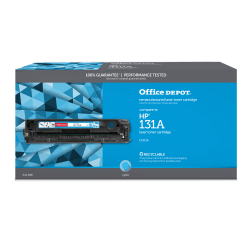 Office Depot Brand Remanufactured Cyan Toner Cartridge Replacement For HP 131A