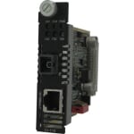 Perle C-110-M1SC2U - 10/100 Fast Ethernet Media and Rate Converter Module - 1 x Network (RJ-45) - 1 x SC Ports - No - No - 10/100Base-TX, 100Base-BX - 1.24 Mile - Internal