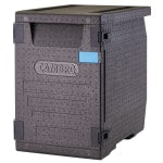 Cambro Cam GoBox GN 1/1 Front Loader Food Transporter, 24-5/8inH x 17-5/16inW x 25-1/4inD, Black