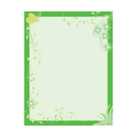 Barker Creek Computer Paper, 8 1/2in x 11in, Go Green, Pack Of 50 Sheets