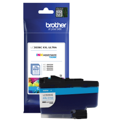 Brother LC3039 Ultra-High-Yield Cyan Ink Cartridge, LC3039C