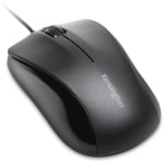 Kensington Mouse for Life USB Three-Button Mouse - Optical - Cable - Black - 1 - USB - 1000 dpi - Scroll Wheel - 3 Button(s) - Symmetrical