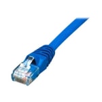 Comprehensive - Patch cable - RJ-45 (M) to RJ-45 (M) - 100 ft - UTP - CAT 5e - molded, snagless, stranded - blue