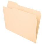 Office Depot Brand File Folders, 1/3 Tab Cut, Left Position, Letter Size, Manila, Pack Of 100