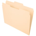 Office Depot Brand File Folders, 1/3 Cut, Center Position, Letter Size, Manila, Pack Of 100