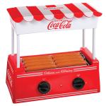 Nostalgia CKHDR8CR Coca Cola Hot Dog Roller, 14inH x 8-3/4inW x 14-1/4inD