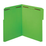 Office Depot Brand Color Fastener File Folders, Letter Size (8-1/2in x 11in), 2in Expansion, Green, Box Of 50