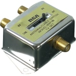 RCA 2 Way A/B Coaxial Cable Switch