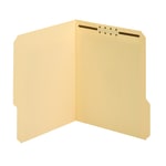 Office Depot Brand Manila Fastener Folders, 1 Fastener, 1/3 Tab Cut Assorted, Letter Size, Box of 50 Folders