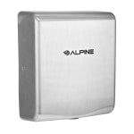 Alpine Industries Willow Commercial High-Speed Automatic Electric Hand Dryers, Silver, Pack Of 2 Dryers