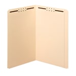 Office Depot Brand Manila Fastener Folders, 2 Fasteners, Straight Cut, Legal Size, Box of 50 Folders