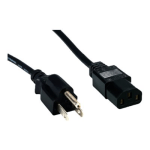 Comprehensive Standard - Power cable - NEMA 5-15 (P) to power IEC 60320 C13 - AC 125 V - 10 A - 6 ft - molded - black