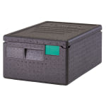 Cambro Cam GoBox GN 1/1 6in Top Loading Food Transporter, 10inH x 15-3/4inW x 23-1/2inD, Black