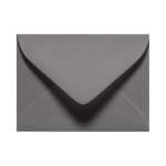 LUX Mini Envelopes, #17, Gummed Seal, Smoke Gray, Pack Of 500