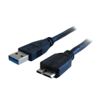 Comprehensive USB 3.0 A Male to Micro B Male Cable 10ft. - 10 ft Micro-USB/USB Data Transfer Cable - First End: 1 x Type A Male USB - Second End: 1 x Micro Type B Male USB - 4.8 Gbit/s - 28 AWG - Black