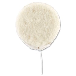 Oreck Orbiter Floor Machine Lambs Wool Bonnet - 12in Diameter - 1Each x 12in Diameter - Lambs Wool - Warm White