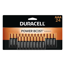 Duracell Coppertop AAA Alkaline Batteries, Pack Of 24