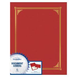 Award Certificate Vinyl Holders, 8 1/2in x 11in, DOD Seal, Navy Blue, Case Of 20 (AbilityOne 7510-07-089-2994CA)