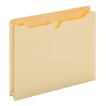 Office Depot Brand Manila Double-Top File Jackets, 2in Expansion, Letter Size, Box Of 50