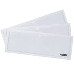 Bankers Box Label Pockets, 4in x 9in, Clear, Pack Of 48