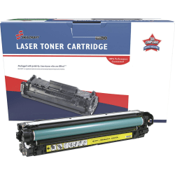 SKILCRAFT Remanufactured Laser Toner Cartridge - Alternative for HP 650A - Yellow - 1 Each - 15000 Pages