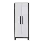 Inval MQ Eclypse Eco Collection Large 29inW Multipurpose Storage Cabinet, Black/Gray