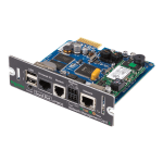 APC Network Management Card 2 with Environmental Monitoring, Out of Band Management and Modbus - Remote management adapter - SmartSlot - 10/100 Ethernet - for P/N: GVX500K1250GS, GVX500K1500GS, GVX750K1250GS, GVX750K1500GS, GVX750K1500HS