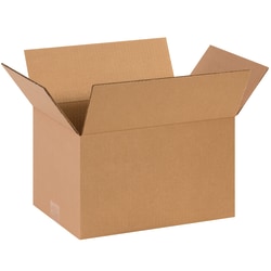 Partners Brand Corrugated Boxes, 14in x 10in x 8in, Kraft, Pack Of 25