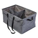 Honey Can Do Large Trunk Organizer, 13in x 15-3/4in x 25-1/2in, Gray