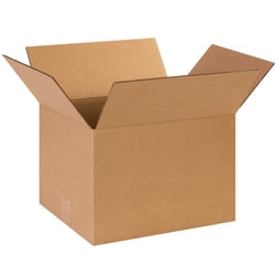 Partners Brand Corrugated Boxes, 14in x 12in x 10in, Kraft, Pack Of 25