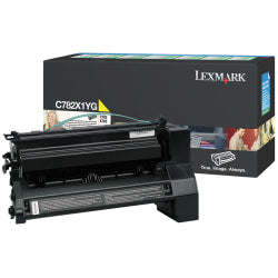 Lexmark C782X1YG Extra-High-Yield Yellow Toner Cartridge