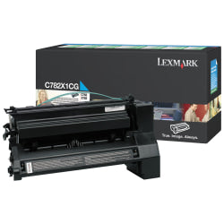 Lexmark X782X1CG Extra-High-Yield Cyan Toner Cartridge